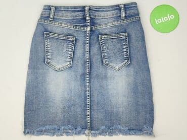 spódnice jeansowe z przetarciami midi: Women`s skirt, size M — 3