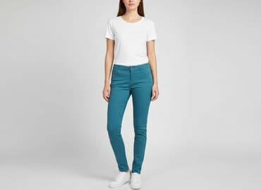 bershka kombinezon narciarski: Bershka, Jeansy damskie, rozmiar M — 6