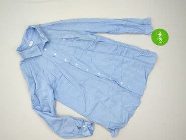 koszula damska w niebieskie paski: Women`s shirt, size S — 3