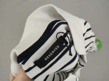 reserved biały sweter: Reserved, Koszulka polo dla mężczyzn, rozmiar M — 4