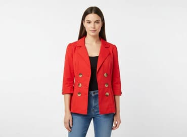 mohito marynarka czerwona: Atmosphere, Kurtka przejściowa damska, rozmiar L — 6
