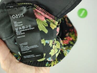 czarne sandały płaskie ccc: Oasis, Spodnie materiałowe damskie, M — 5