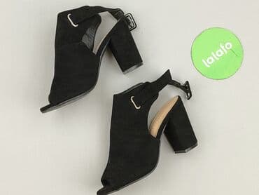 kapcie z piętą: Sandals for women, size 37 — 3