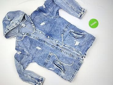 bomber: DENIM JEANS, Джинсова куртка жіноча, розмір L — 2