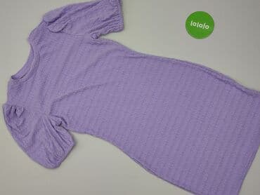 liliowy garnitur damski: Sukienka damska, rozmiar S — 2