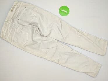 kremowe jeansy: Jeansy damskie, rozmiar M — 3