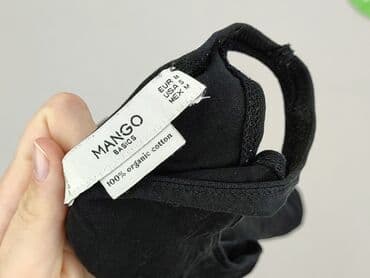 жіноча футболка m eu 38 візерунок принт колір білий: Mango, Топ жіночий, розмір S — 4