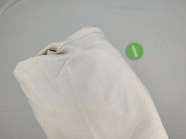 white jeans: Chic, Spodnie materiałowe damskie, rozmiar 2XL — 6