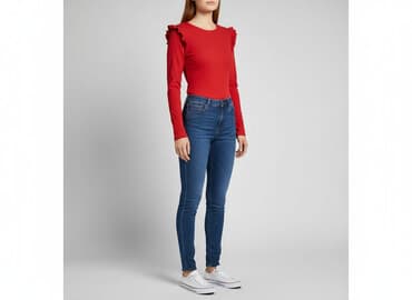 sinsay bluzka czerwona: Sinsay, Bluzka damska, rozmiar M — 6