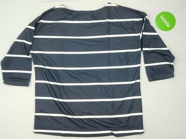 koszulka w niebieskie paski: Bluzka damska, XL — 3