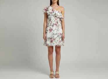 sukienka midi w kwiaty na wesele: Сукня жіноча, розмір S — 1