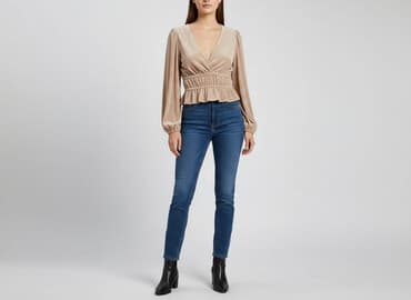 zara bluzki lniane: Zara, Bluzka damska, rozmiar L — 6