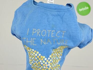 koszulka z napisem essa: T-shirt, Okaidi, 8 years, 122-128 cm, condition - Very good — 5
