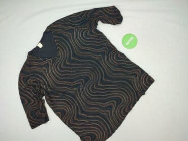 bluzki z tiulem czarne: Bluzka damska, 4XL — 2