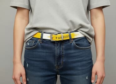 czapka z daszkiem bawełna czy poliester: Pasek, Unisex, stan - Idealny — 1