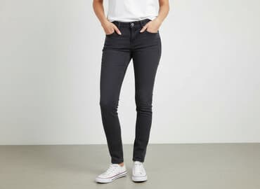 jeansy damskie wyszczuplające: Jeansy damskie, rozmiar S — 6