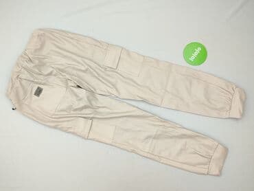 spodnie woskowane na gumce: Spodnie cargo damskie, S — 3