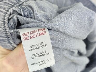 joggery lniane damskie: Papaya, Spodnie materiałowe damskie, rozmiar XL — 5