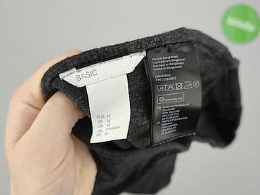 jasnoszary: H&M Basic, Spódnica damska, rozmiar M — 5