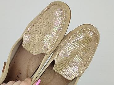 emel eobuwie: Damskie mokasyny Ecco - Model: mokasyny wsuwane - Kolor: beżowy/nude — 5