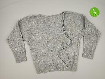 sweter szary: Sweter damski, rozmiar 3XL — 2