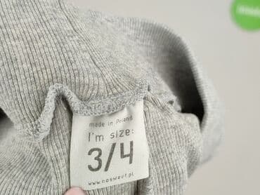 reserved woskowane spodnie: Leggings for kids, 3-4 years, 98/104, condition - Very good — 4