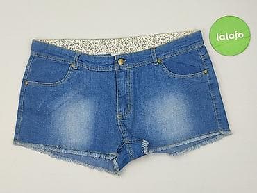 jeansy patchworkowe: Szorty damskie, rozmiar M — 2