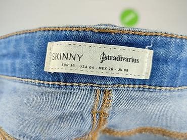 modne jeansy: Stradivarius, Jeansy damskie, rozmiar S — 5