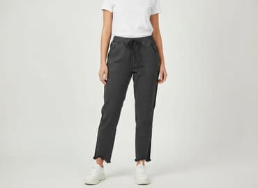 spodnie z zapięciem na nogawkach: Women`s trousers, size S — 1