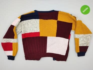 sweter patchwork: Women`s knitwear, size XL — 3