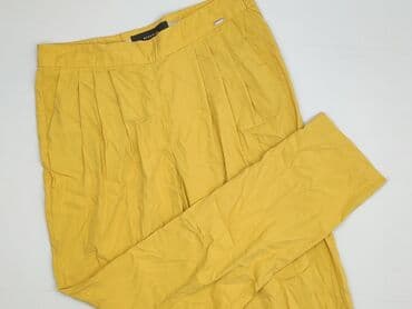 biale spodnie lidl: Spodnie materiałowe damskie, L — 1