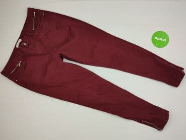 Women: F&F, Material trousers for women, size L (EU 40) — 2