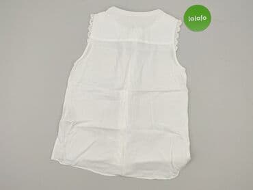 biała obcisła koszulka: ONLY, Bluzka damska, rozmiar M — 4