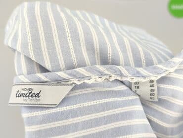 koszulka z długim rękawem w paski: Bluzka damska, rozmiar 6XL — 4