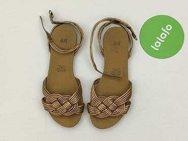 czerwone sandały h m: H&M, Босоніжки жіночі, розмір 36 — 2