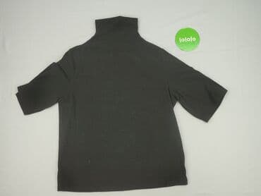 sweter z krótkim rękawem męski: Golf damski, rozmiar M — 3