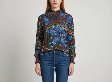 bluzki z printem: BODY FLIRT, Bluzka damska, rozmiar S — 6