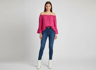 sinsay bluzki koszulowe: Sinsay, Bluzka damska, rozmiar XS — 6