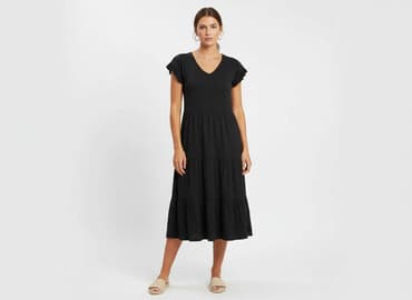 sukienka z dekoltem v na wesele: Pieces, Сукня жіноча, розмір S — 1