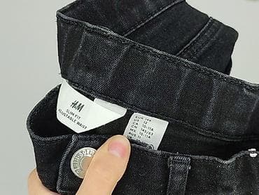 philipp plein bluza: Spodnie jeansowe, H&M, 11 lat, 140/146, stan - Idealny — 5