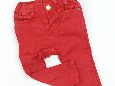 Jeansy: Spodnie jeansowe, H&M, 6-9 miesięcy, stan - Bardzo dobry