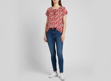 reserved czerwona bluzki: Janina, Bluzka damska, rozmiar L — 6