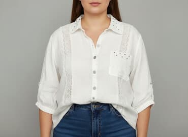 koszula damska z tetry: TREDY, Сорочка жіноча, розмір 2XL — 1