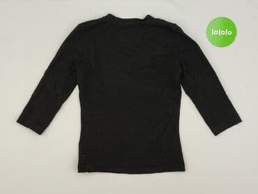 czarne bluzki rekaw 3 4: Bluzka damska, rozmiar S — 3