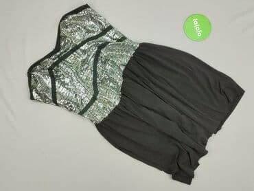 srebrne sukienki z cekinami: Sukienka damska, rozmiar S — 3