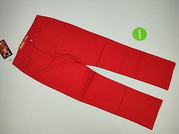 czerwone jeansy: Jeansy damskie, rozmiar 2XL — 2