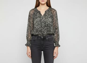 klapki z futerkiem firmowe: Amisu, Bluzka damska, rozmiar XS — 6