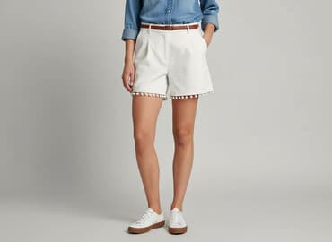 ubrania pikachu: White, Шорти жіночі, розмір S — 1