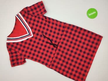 spodnie czerwone w krate: Sukienka damska, rozmiar S — 2