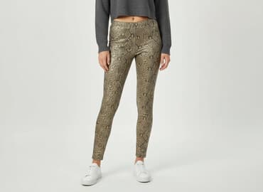 legginsy z wilkiem: Leggings, Legginsy Eleganckie damskie, rozmiar S — 5